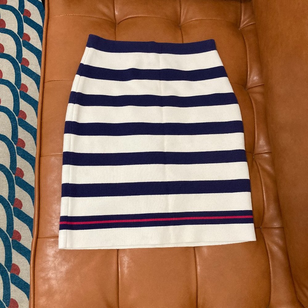 banana republic striped pencil skirt size xs